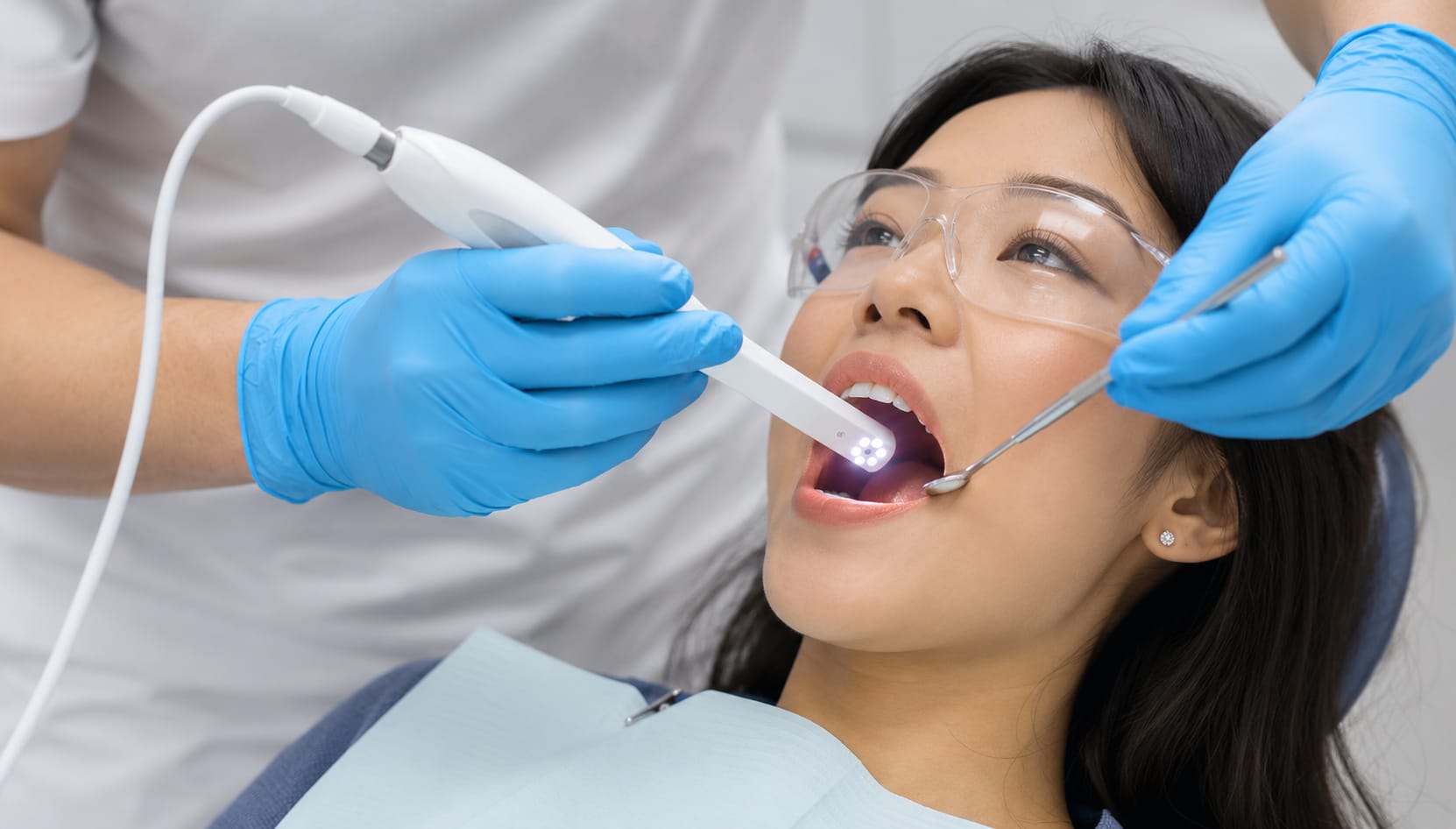 Intraoral camera examination at North York Dental