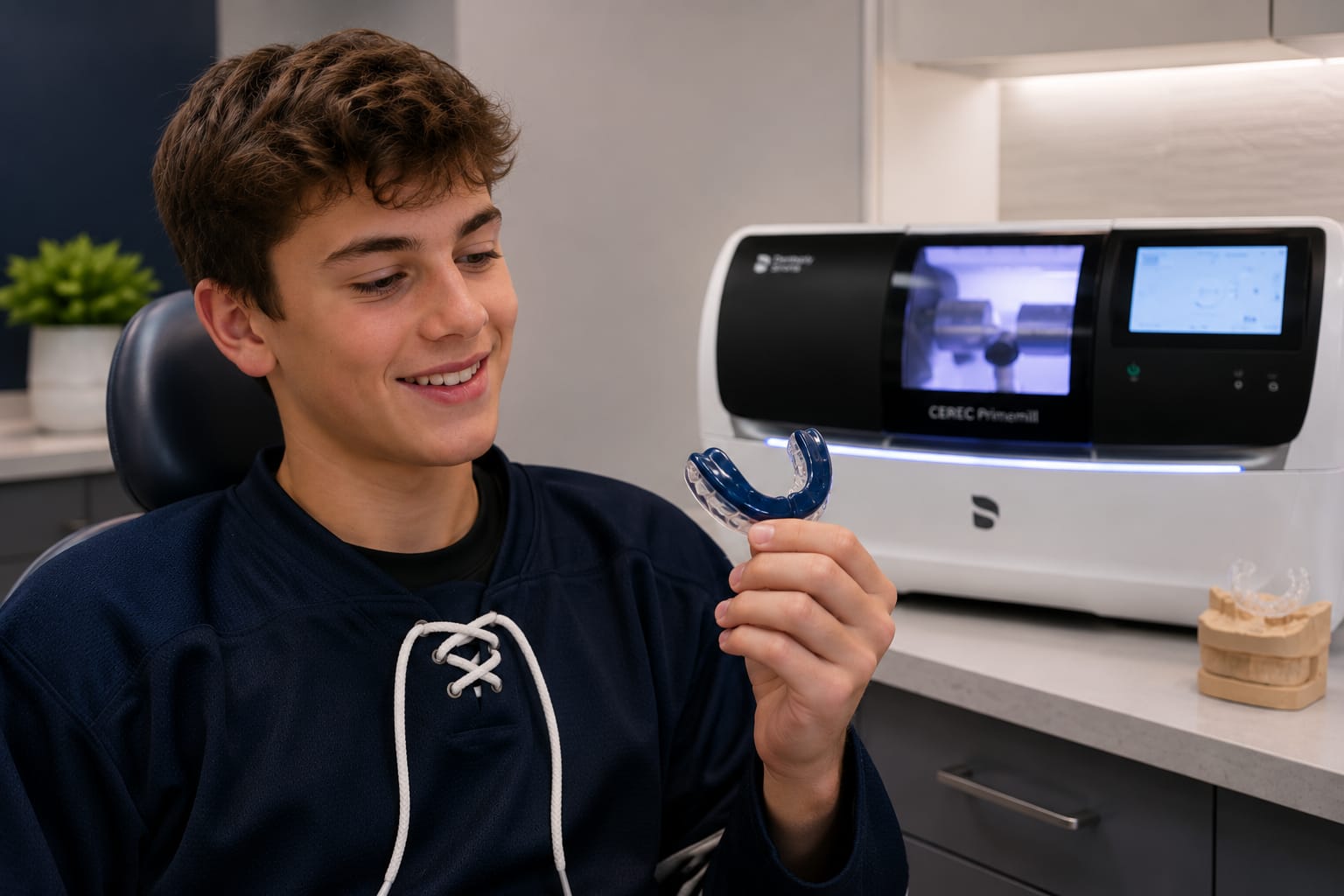 Hockey mouthguard and sports guard at North York Dental