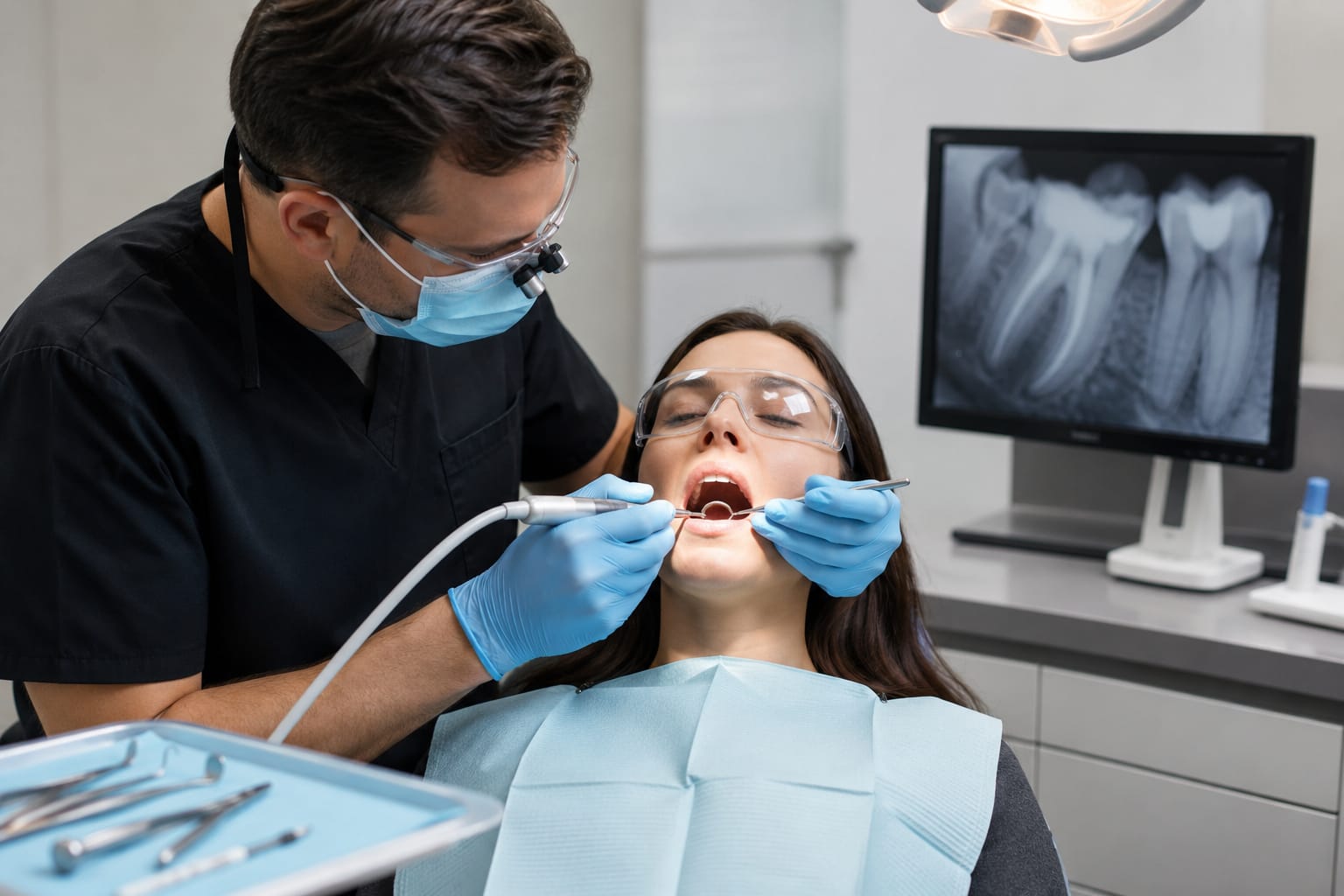 Root canal procedure at North York Dental