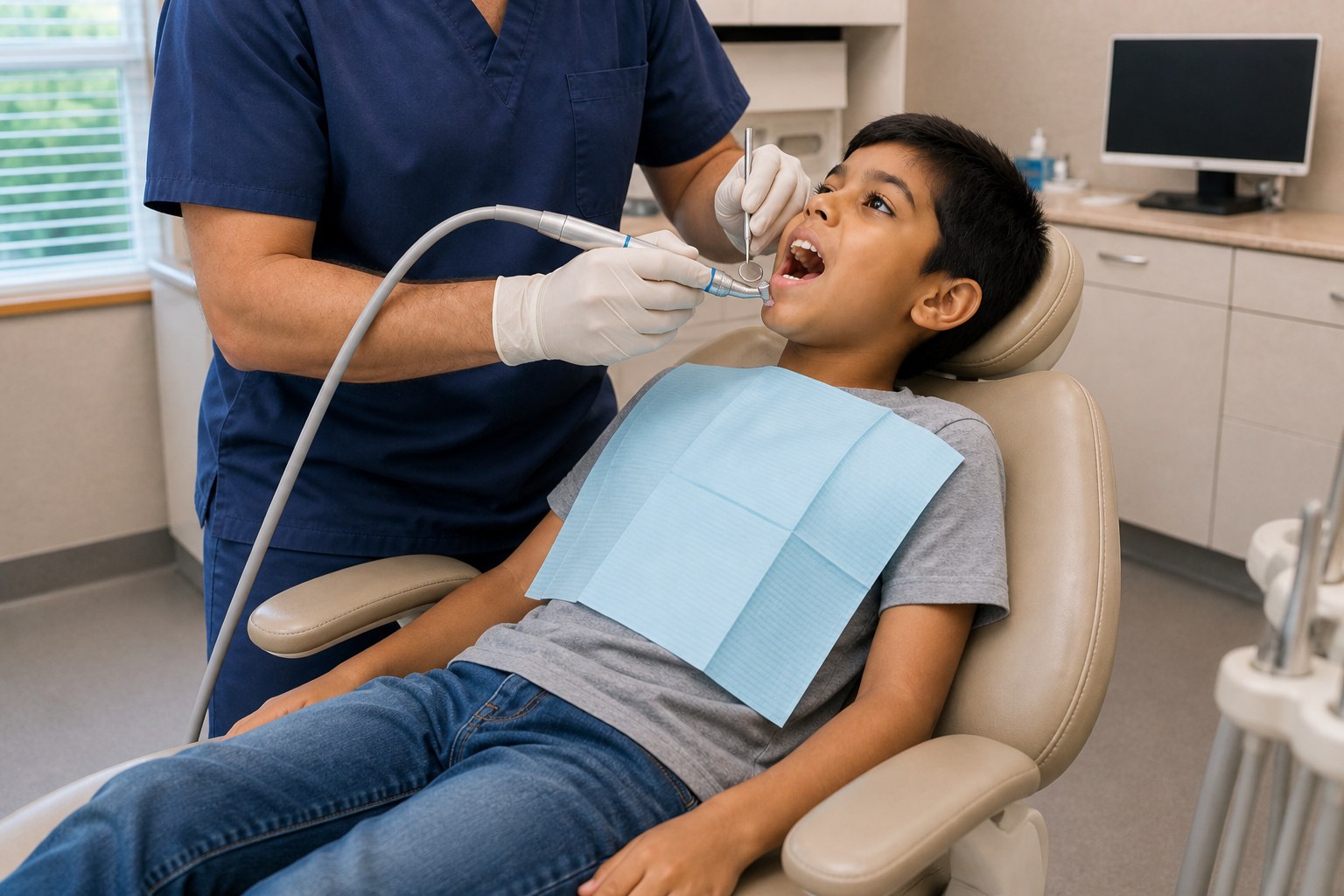 Dental cleaning and exam appointment at North York Dental