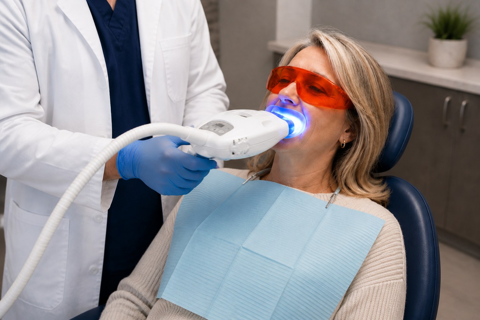 Teeth whitening treatment at North York Dental